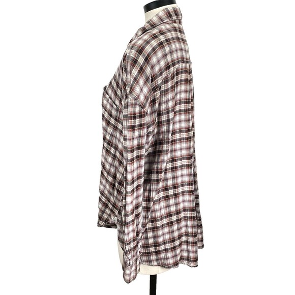 Twelve-O-Two Madison Women's Large Shirt Drop Shoulder Western Cowgirl Button-Up - Picture 7 of 11